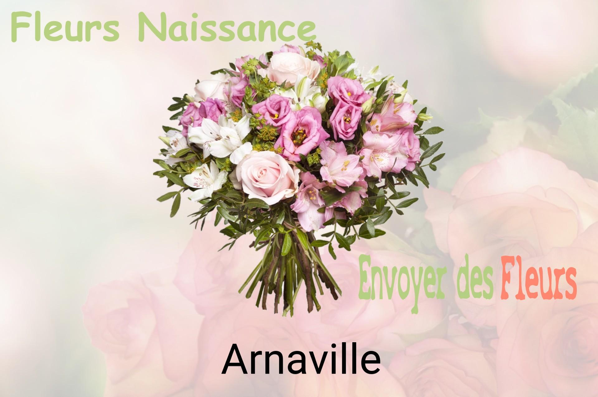 Bouquet de fleurs de naissance livré à Arnaville